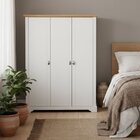Guarda Roupa Solteiro 3 Portas Toledo  Branco