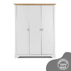Guarda Roupa Solteiro 3 Portas Toledo  Branco