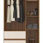 Guarda Roupa Solteiro 3 Portas Wind Off White