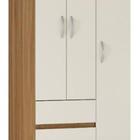Guarda Roupa Solteiro 3 Portas Wind Off White