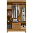 Guarda Roupa Solteiro 4 Portas 0410 Branco Moval