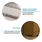 Guarda-roupa Solteiro 4 Portas 100% Mdf 110cm Papoulas Espres