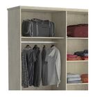 Guarda-roupa Solteiro 4 Portas 100% Mdf 974 Marfim Areia/bran