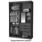 Guarda-roupa Solteiro 4 Portas 100% Mdf Suede 147201 Branco -