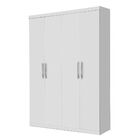 Guarda-roupa Solteiro 4 Portas 100% Mdf Suede 147201 Branco -