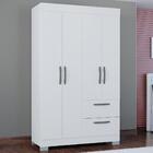 Guarda Roupa Solteiro 4 Portas 110 Cm 998 Poqq