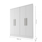 Guarda Roupa Solteiro 4 Portas 1 Gaveta Gold Fama Móveis