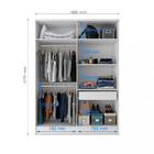 Guarda Roupa Solteiro 4 Portas 1 Gaveta Gold Fama Móveis