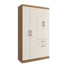 Guarda-roupa Solteiro 4 Portas 1 Porta Basculante 1 Gaveta Ma