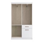 Guarda-roupa Solteiro 4 Portas 1 Porta Basculante 1 Gaveta Ma