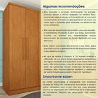 Guarda Roupa Solteiro 4 Portas 2 Gavetas 133cm Amsterdam   Ci