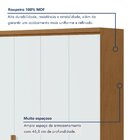 Guarda Roupa Solteiro 4 Portas 2 Gavetas Alonzo 100% Mdf
