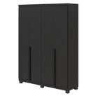 Guarda Roupa Solteiro 4 Portas 2 Gavetas Alonzo Móveis Lopas