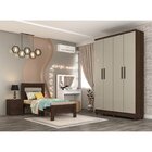 Guarda Roupa Solteiro 4 Portas 2 Gavetas Amsterdam Tcil Móvei