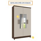 Guarda Roupa Solteiro 4 Portas 2 Gavetas Amsterdam Tcil Móvei