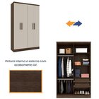 Guarda Roupa Solteiro 4 Portas 2 Gavetas Amsterdam Tcil Móvei