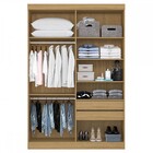 Guarda-roupa Solteiro 4 Portas 2 Gavetas Atacama/grafite - Ar