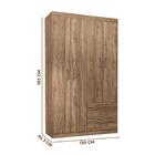 Guarda Roupa Solteiro 4 Portas 2 Gavetas Atacama Star 4.2 San