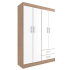 Guarda-roupa Solteiro 4 Portas 2 Gavetas Atalaia  Demolição/b