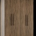 Guarda Roupa Solteiro 4 Portas 2 Gavetas Com Pés Rio Bianchi