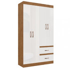 Guarda Roupa Solteiro 4 Portas 2 Gavetas Dallas Doripel