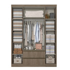 Guarda Roupa Solteiro 4 Portas 2 Gavetas Em Mdf Nobre Thb