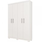 Guarda-roupa Solteiro 4 Portas 2 Gavetas Ibiza Docelar Branco