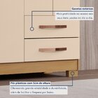 Guarda-roupa Solteiro 4 Portas 2 Gavetas Itapema Carvalho Ame