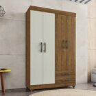 Guarda-roupa Solteiro 4 Portas 2 Gavetas Leblon Móveis Leão F