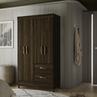 Guarda Roupa Solteiro 4 Portas 2 Gavetas Mobi Albatroz