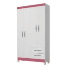 Guarda-roupa Solteiro 4 Portas 2 Gavetas Modena Incorplac Bra