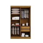 Guarda-roupa Solteiro 4 Portas 2 Gavetas Morella Imbuia