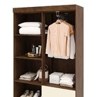 Guarda-roupa Solteiro 4 Portas 2 Gavetas Panama Imbuia/champa