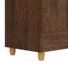 Guarda-roupa Solteiro 4 Portas 2 Gavetas Panama Imbuia Rustico