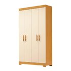 Guarda Roupa Solteiro 4 Portas 2 Gavetas Papoulas Acp Móveis