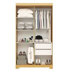 Guarda Roupa Solteiro 4 Portas 2 Gavetas Papoulas Acp Móveis