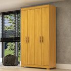 Guarda Roupa Solteiro 4 Portas 2 Gavetas Papoulas Acp Móveis