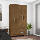 Guarda Roupa Solteiro 4 Portas 2 Gavetas Porto Belo Malbec Cl