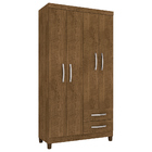 Guarda Roupa Solteiro 4 Portas 2 Gavetas Porto Belo Malbec Cl