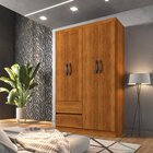 Guarda Roupa Solteiro 4 Portas 2 Gavetas Porto Sallêto Móveis