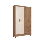 Guarda Roupa Solteiro 4 Portas 2 Gavetas Real Light Canelato
