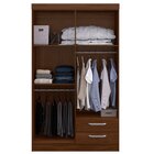 Guarda Roupa Solteiro 4 Portas 2 Gavetas Rp2420 Decibal