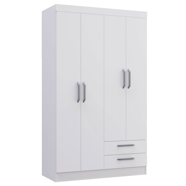 Guarda Roupa Solteiro 4 Portas 2 Gavetas Rp2420 Decibal
