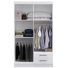 Guarda Roupa Solteiro 4 Portas 2 Gavetas Rp2420 Decibal