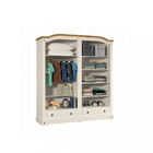 Guarda Roupa Solteiro 4 Portas 2 Gavetas Smile Serpil