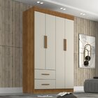 Guarda Roupa Solteiro 4 Portas 2 Gavetas Veneto Sallêto Móvei