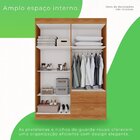 Guarda-roupa Solteiro 4 Portas 2 Gavetas Verona Premium