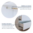 Guarda-roupa Solteiro 4 Portas 2 Gavetas Zeus Branco