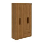 Guarda-roupa Solteiro 4 Portas 2 Gavetas Zeus Rovere Naturale
