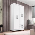 Guarda Roupa Solteiro 4 Portas 3565 Incc